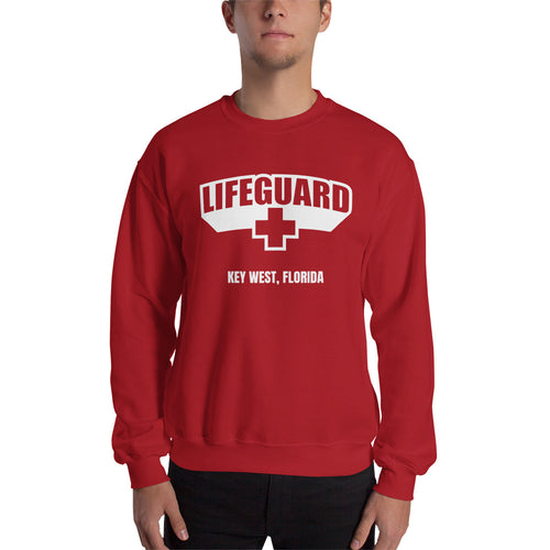 Lifeguard [Customizable] Classic Red Unisex Sweatshirt by Design Express