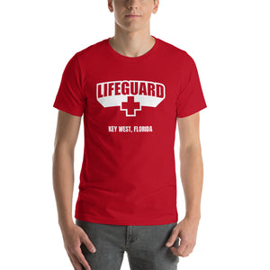 Lifeguard [Customizable] Red Unisex T-Shirt by Design Express