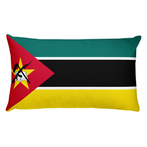 Default Title Mozambique Flag Allover Print Rectangular Pillow Home by Design Express