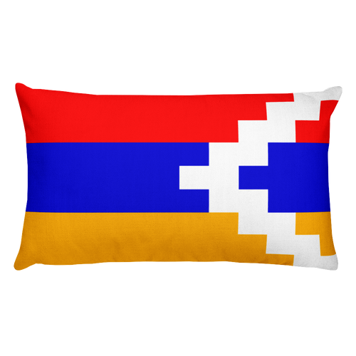 Default Title Nagorno Karabakh Flag Allover Print Rectangular Pillow Home by Design Express
