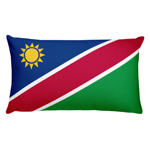 Default Title Namibia Flag Allover Print Rectangular Pillow Home by Design Express