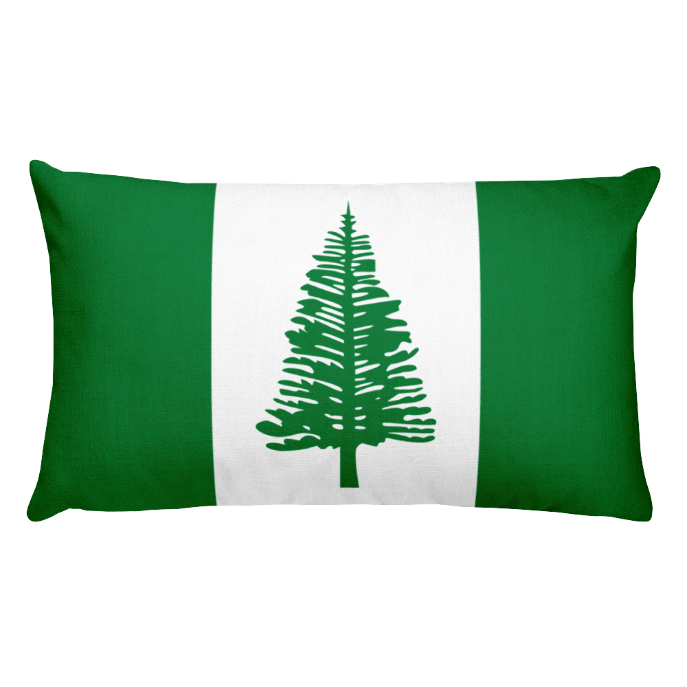 Default Title Norfolk Island Flag Allover Print Rectangular Pillow Home by Design Express