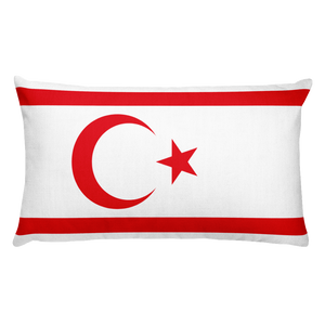 Default Title Northern Cyprus Flag Allover Print Rectangular Pillow Home by Design Express