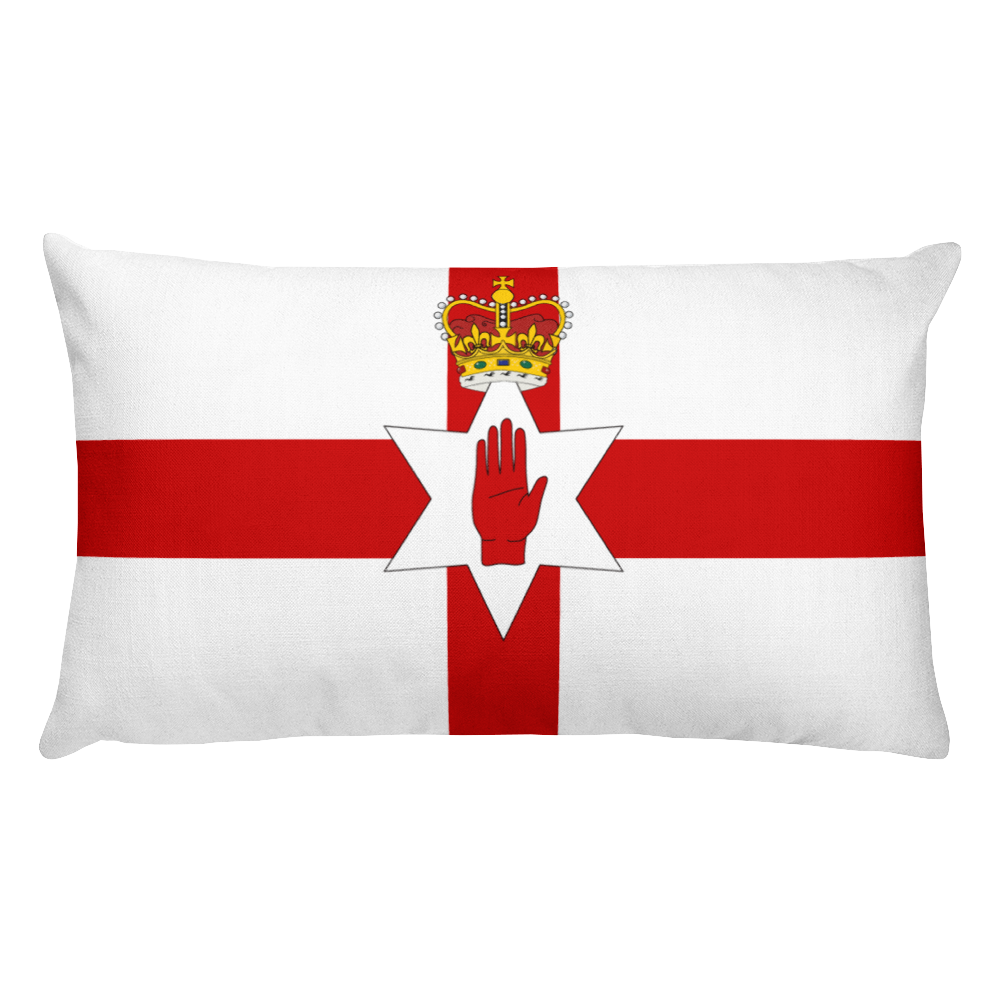 Default Title Northern Ireland Flag Allover Print Rectangular Pillow Home by Design Express