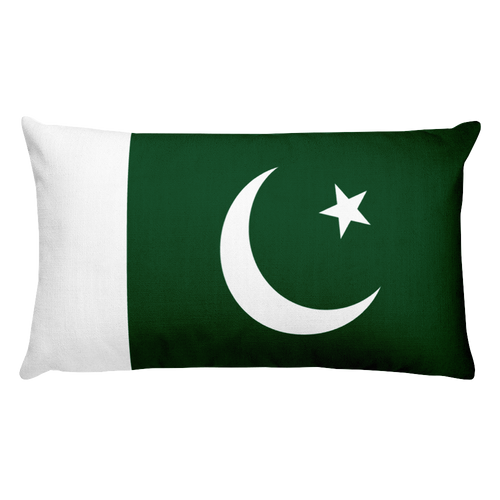 Default Title Pakistan Flag Allover Print Rectangular Pillow Home by Design Express