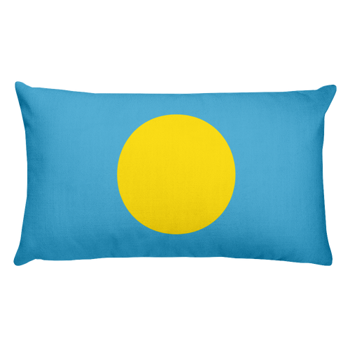 Default Title Palau Flag Allover Print Rectangular Pillow Home by Design Express