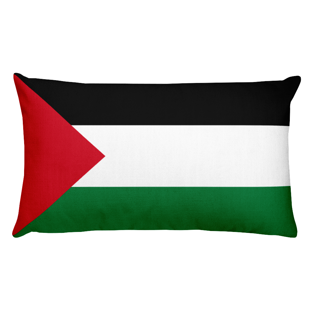Default Title Palestine Flag Allover Print Rectangular Pillow Home by Design Express
