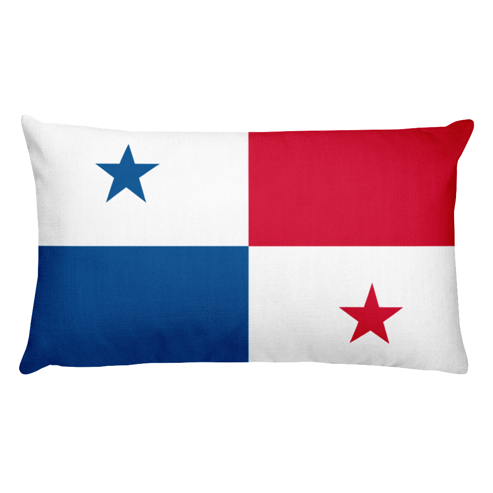 Default Title Panama Flag Allover Print Rectangular Pillow Home by Design Express