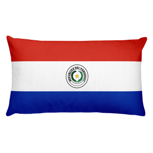Default Title Paraguay Flag Allover Print Rectangular Pillow Home by Design Express