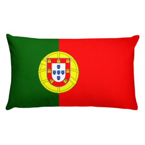 Default Title Portugal Flag Allover Print Rectangular Pillow Home by Design Express