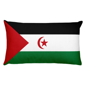 Default Title Sahrawi Arab Democratic Republic Flag Allover Print Rectangular Pillow Home by Design Express