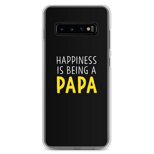 Samsung Galaxy S10+ Happiness is Being a Papa (Funny) Samsung Case by Design Express