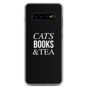 Samsung Galaxy S10+ Cats Books Tea (Funny) Samsung Case by Design Express