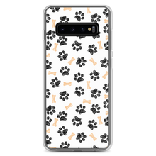 Samsung Galaxy S10+ Dog Paws and Bones Pattern Samsung Case by Design Express