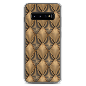 Samsung Galaxy S10+ Golden Art Deco Pattern Samsung Case by Design Express