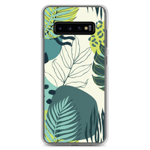 Samsung Galaxy S10+ Fresh Tropical Leaf Pattern Samsung Case by Design Express