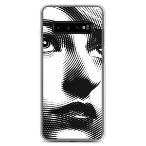 Samsung Galaxy S10+ Face Art Black & White Samsung Case by Design Express