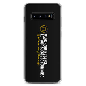 Samsung Galaxy S10+ Work hard in silence Samsung Case by Design Express