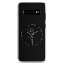 Samsung Galaxy S10+ Be the change that you wish to see in the world Black Samsung Case by Design Express