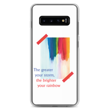 Samsung Galaxy S10+ Rainbow Samsung Case White by Design Express