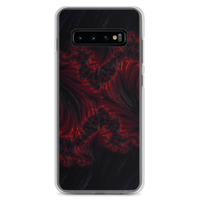 Samsung Galaxy S10+ Black Red Fractal Art Samsung Case by Design Express