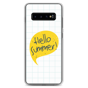 Samsung Galaxy S10+ Hello Summer Yellow Samsung Case by Design Express