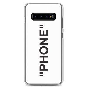 Samsung Galaxy S10+ "PRODUCT" Series "PHONE" Samsung Case White by Design Express
