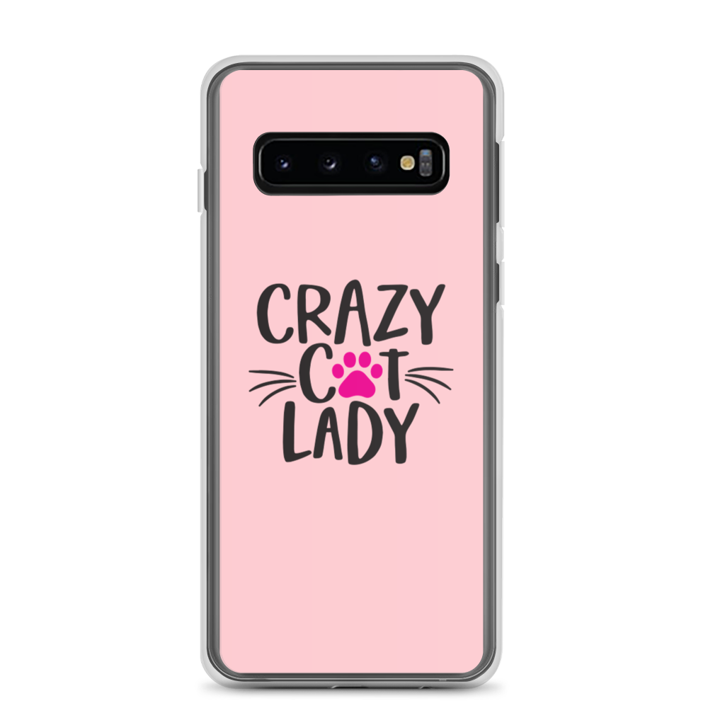 Samsung Galaxy S10 Crazy Cat Lady (Cat Lover) Funny Samsung Case by Design Express