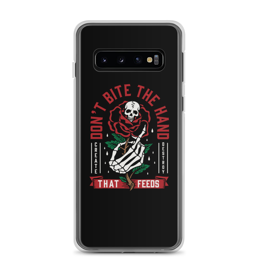 Samsung Galaxy S10 Don't Bite The Hand That Feeds Samsung Case by Design Express