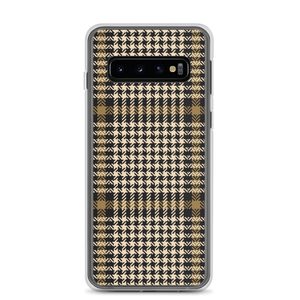 Samsung Galaxy S10 Herringbone Glen Plaid Pattern Samsung Case by Design Express