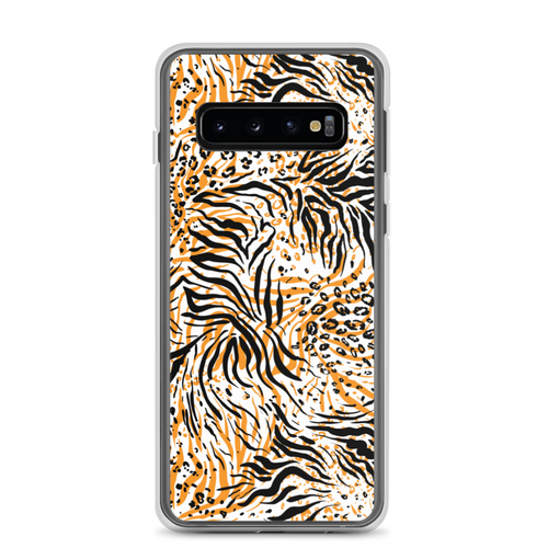 Samsung Galaxy S10 Tiger Seamless Pattern Samsung Case by Design Express