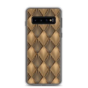 Samsung Galaxy S10 Golden Art Deco Pattern Samsung Case by Design Express