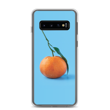 Samsung Galaxy S10 Orange on Blue Samsung Case by Design Express