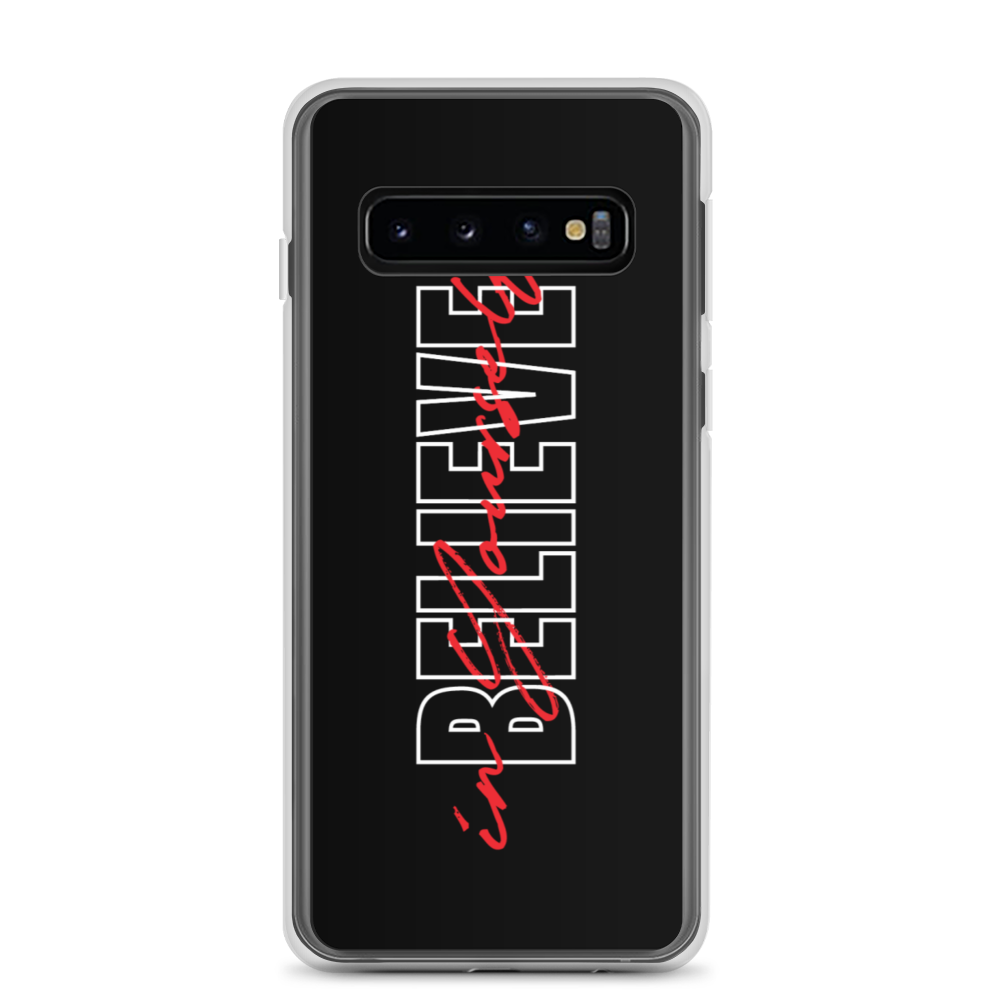 Samsung Galaxy S10 Believe in yourself Typography Samsung Case by Design Express