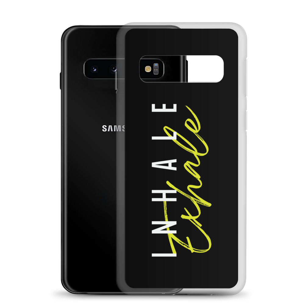 Inhale Exhale Clear Case for Samsung®