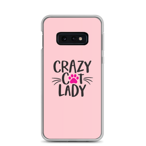 Samsung Galaxy S10e Crazy Cat Lady (Cat Lover) Funny Samsung Case by Design Express