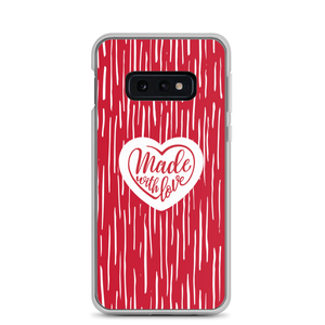 Samsung Galaxy S10e Made With Love (Heart) Samsung Case by Design Express