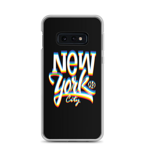 Samsung Galaxy S10e New York City Glitch Samsung Case by Design Express