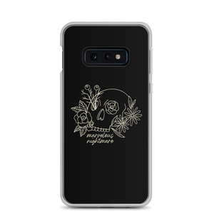 Samsung Galaxy S10e Marvelous Nightmare Flower Skull Samsung Case by Design Express