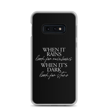 Samsung Galaxy S10e When it rains, look for rainbows (Quotes) Samsung Case by Design Express