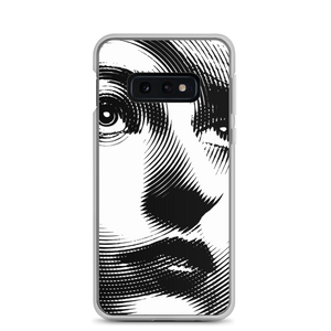 Samsung Galaxy S10e Face Art Black & White Samsung Case by Design Express
