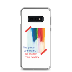 Samsung Galaxy S10e Rainbow Samsung Case White by Design Express