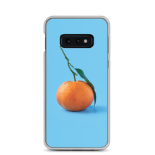 Samsung Galaxy S10e Orange on Blue Samsung Case by Design Express