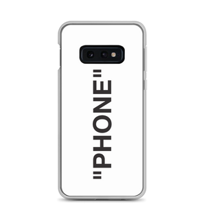 Samsung Galaxy S10e "PRODUCT" Series "PHONE" Samsung Case White by Design Express