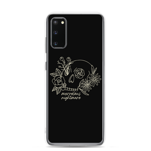 Samsung Galaxy S20 Marvelous Nightmare Flower Skull Samsung Case by Design Express