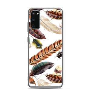 Samsung Galaxy S20 Feathers Pattern Samsung Case by Design Express