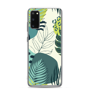 Samsung Galaxy S20 Fresh Tropical Leaf Pattern Samsung Case by Design Express