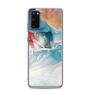 Samsung Galaxy S20 Colorful Marble Liquid ink Art Full Print Samsung Case by Design Express