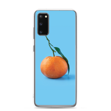 Samsung Galaxy S20 Orange on Blue Samsung Case by Design Express