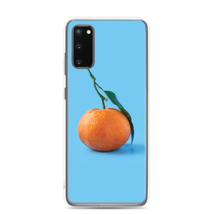 Samsung Galaxy S20 Orange on Blue Samsung Case by Design Express